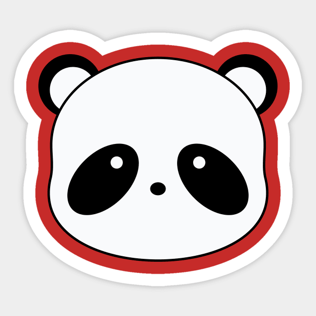 panda Sticker by Logisstudio